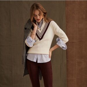 Sweaty Betty 100% Merino Wool 1/4 Zip Pullover